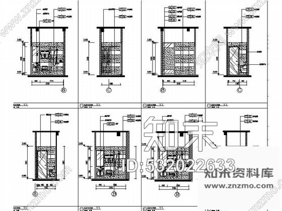 施工图龙岩精致现代主题式快捷酒店室内施工图含高清效果图施工图下载【ID:532022633】