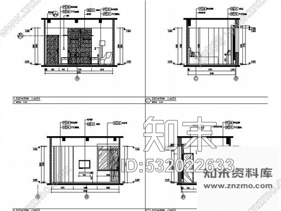 施工图龙岩精致现代主题式快捷酒店室内施工图含高清效果图施工图下载【ID:532022633】