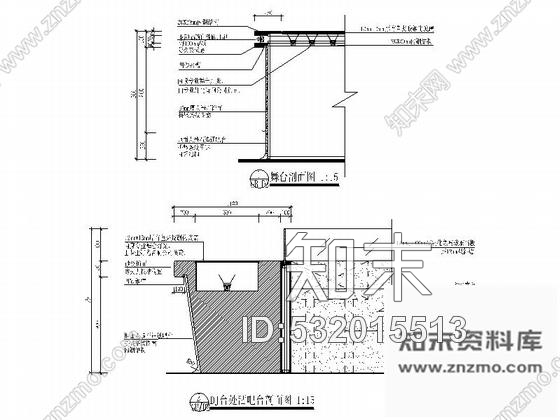 施工图深圳商业中心区时尚高档风格酒吧装修图cad施工图下载【ID:532015513】