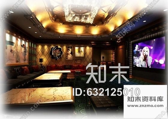 施工图澳门某奢侈豪华KTV室内装修施工图(含效果cad施工图下载【ID:632125010】