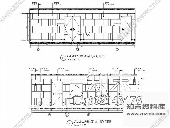 施工图山东现代风格住宅楼室内公共部分装修施工图cad施工图下载【ID:632143176】