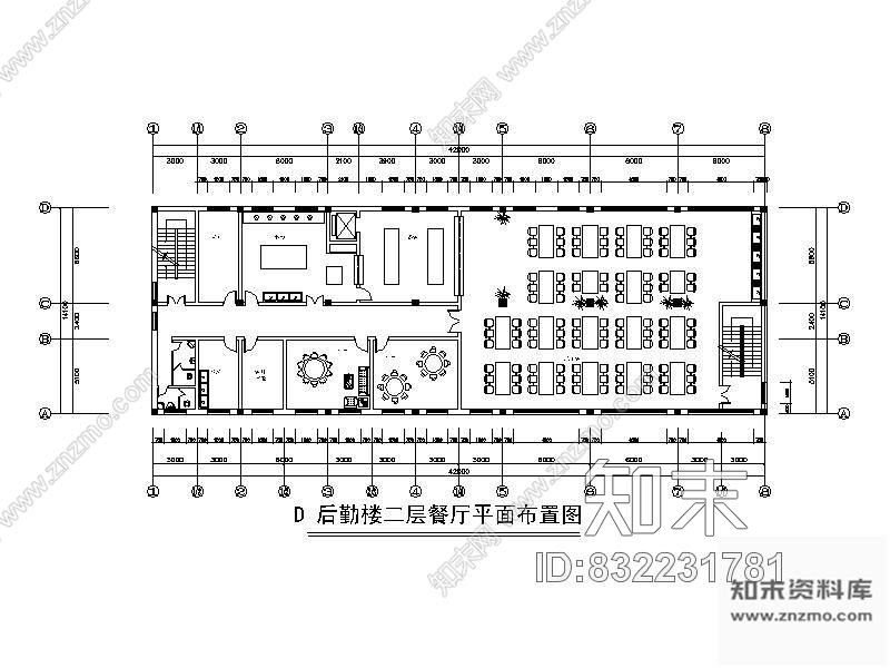 图块/节点某医院传染病及后勤楼平面图cad施工图下载【ID:832231781】