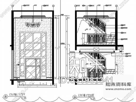 施工图成都经典豪华三层别墅样板间室内装修图含方案文本cad施工图下载【ID:531981341】