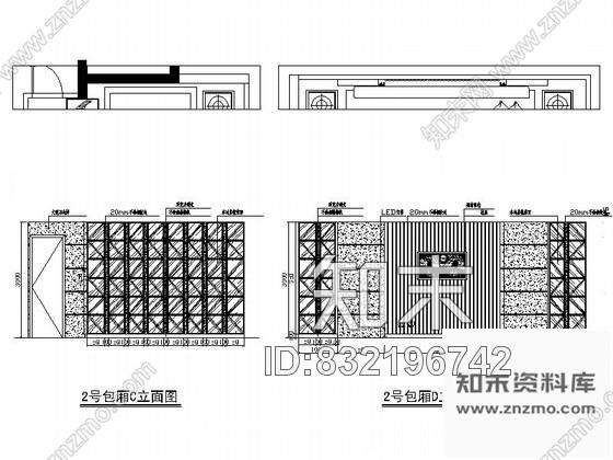 图块/节点绚丽包间装饰详图cad施工图下载【ID:832196742】