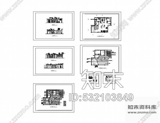 施工图广告公司办公空间装修图cad施工图下载【ID:532103849】