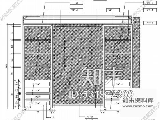 施工图徐州浪漫简欧2层小别墅室内设计施工图含效果图施工图下载【ID:531972369】