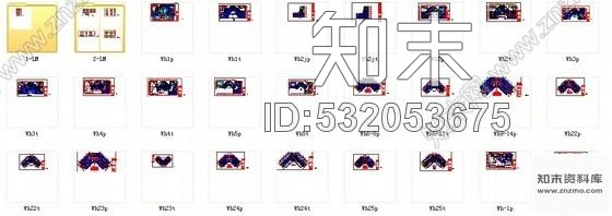 施工图沈阳某知名大酒店局部室内装修图cad施工图下载【ID:532053675】