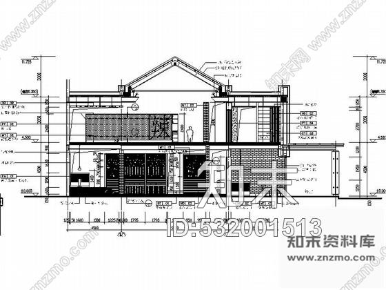 施工图杭州全国最热销连锁餐厅室内设计CAD施工图含效果图cad施工图下载【ID:532001513】