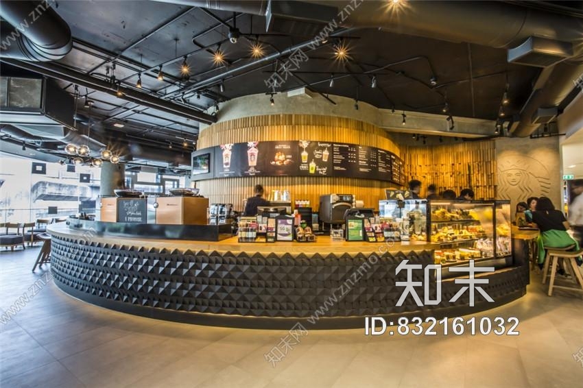 星巴克上海迪斯尼星巴克咖啡屋旗舰店施工图下载【ID:832161032】