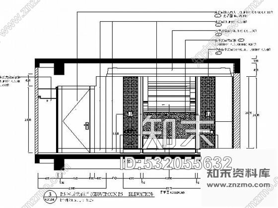 施工图上海五星酒店客房装修图cad施工图下载【ID:532055632】