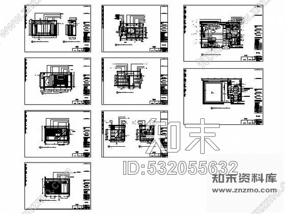 施工图上海五星酒店客房装修图cad施工图下载【ID:532055632】