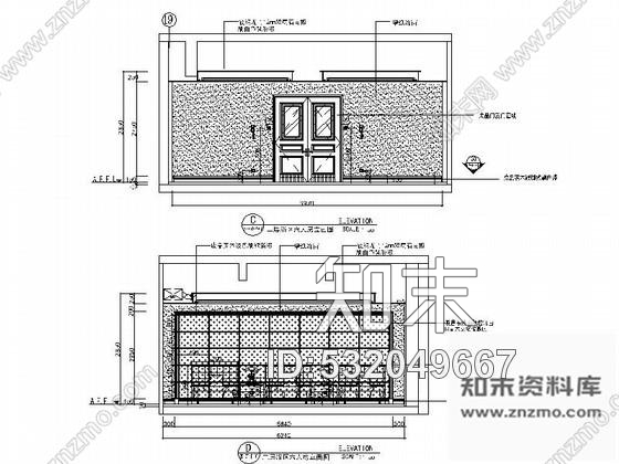 施工图酒店休闲六人浴区装修图cad施工图下载【ID:532049667】