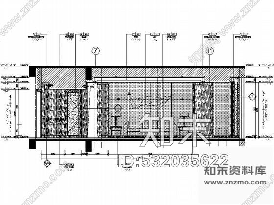 施工图江苏高档商务酒店套房室内装修施工图含效果cad施工图下载【ID:532035622】