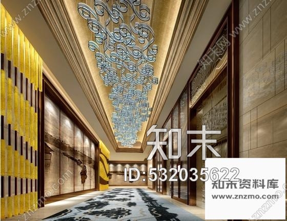 施工图江苏高档商务酒店套房室内装修施工图含效果cad施工图下载【ID:532035622】