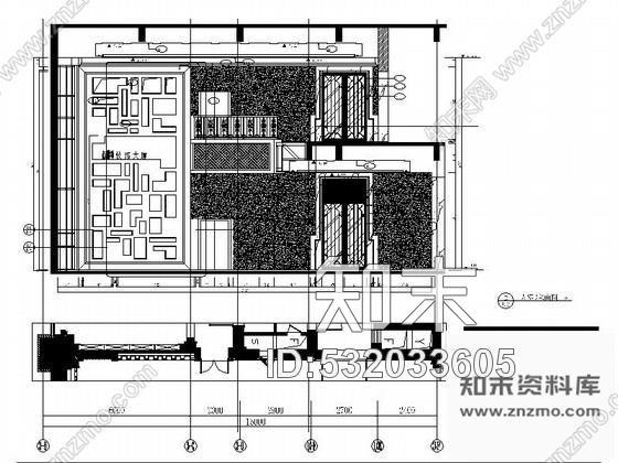 施工图经典欧式大堂室内设计装修图含效果图cad施工图下载【ID:532033605】