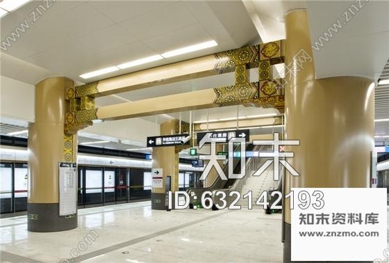 施工图北京地铁四号线现代风格公共区域装修施工图含效果图cad施工图下载【ID:632142193】