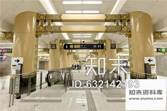 施工图北京地铁四号线现代风格公共区域装修施工图含效果图cad施工图下载【ID:632142193】