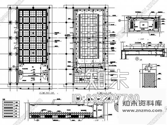 图块/节点某古建筑室内装饰设计节点详图cad施工图下载【ID:832207760】