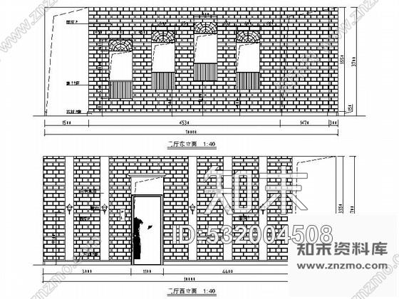 施工图经典设计浓郁独特民国风餐厅CAD装修施工图含效果cad施工图下载【ID:532004508】