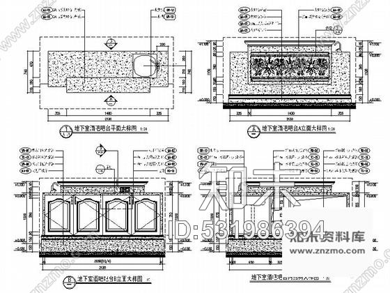 施工图广东夏日地中海三层别墅样板房室内设计施工图含效果cad施工图下载【ID:531986394】