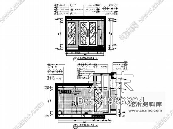 施工图广东夏日地中海三层别墅样板房室内设计施工图含效果cad施工图下载【ID:531986394】