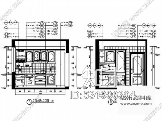 施工图广东夏日地中海三层别墅样板房室内设计施工图含效果cad施工图下载【ID:531986394】