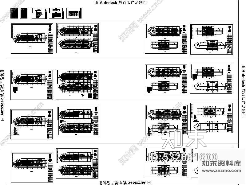 施工图北京某快捷酒店装饰装修图cad施工图下载【ID:532061600】