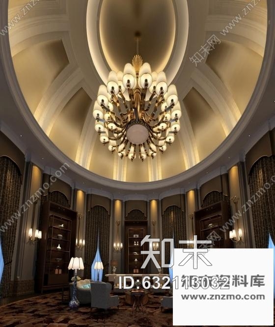 施工图浙江超豪华国际欧式会所室内装修施工图含效果)cad施工图下载【ID:632113032】