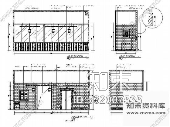 施工图无锡某名品特色餐厅室内装修施工图含实景cad施工图下载【ID:532007535】