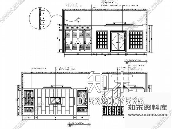 施工图无锡某名品特色餐厅室内装修施工图含实景cad施工图下载【ID:532007535】