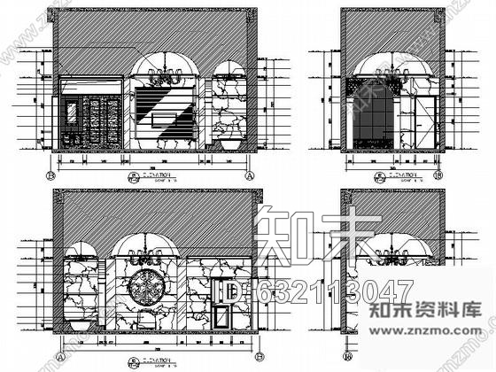 施工图内蒙古物流园区豪华欧式体育休闲会所室内装修施工图含效果cad施工图下载【ID:632113047】