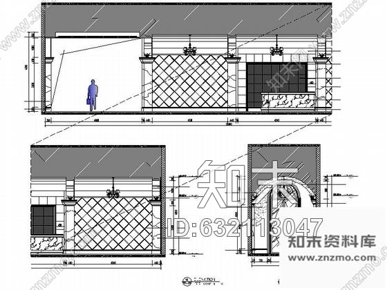 施工图内蒙古物流园区豪华欧式体育休闲会所室内装修施工图含效果cad施工图下载【ID:632113047】