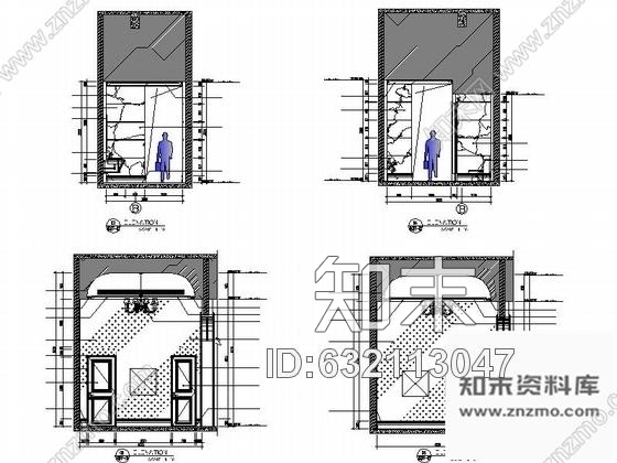 施工图内蒙古物流园区豪华欧式体育休闲会所室内装修施工图含效果cad施工图下载【ID:632113047】