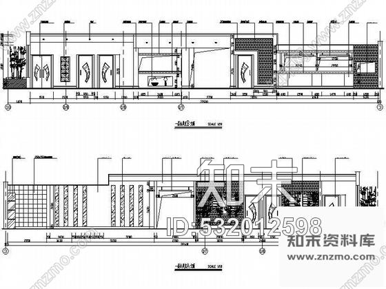 施工图某餐馆装修设计图cad施工图下载【ID:532012598】