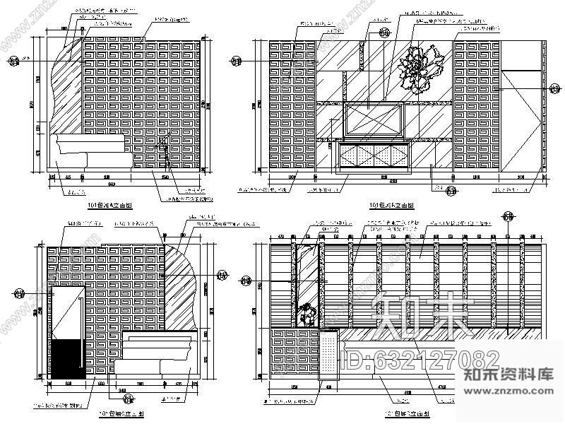 施工图厦门大型自助式KTV空间施工图含效果cad施工图下载【ID:632127082】