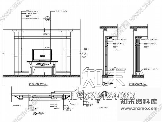 施工图福建某豪华KTV包厢室内装修施工图含效果cad施工图下载【ID:632124083】