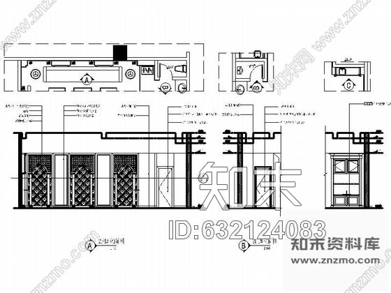 施工图福建某豪华KTV包厢室内装修施工图含效果cad施工图下载【ID:632124083】