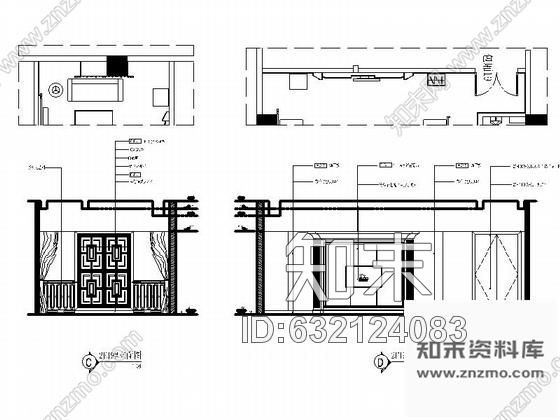 施工图福建某豪华KTV包厢室内装修施工图含效果cad施工图下载【ID:632124083】