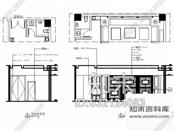 施工图福建某豪华KTV包厢室内装修施工图含效果cad施工图下载【ID:632124083】