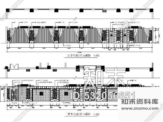 施工图现代风某星级酒店室内装修图含效果cad施工图下载【ID:532056651】