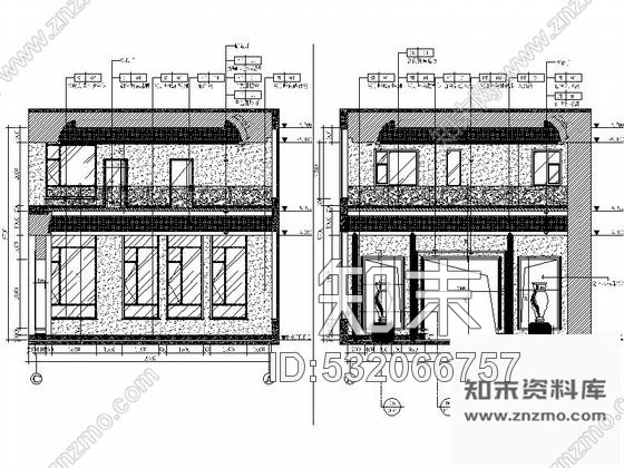 施工图高档江景现代售楼处CAD设计装修图cad施工图下载【ID:532066757】