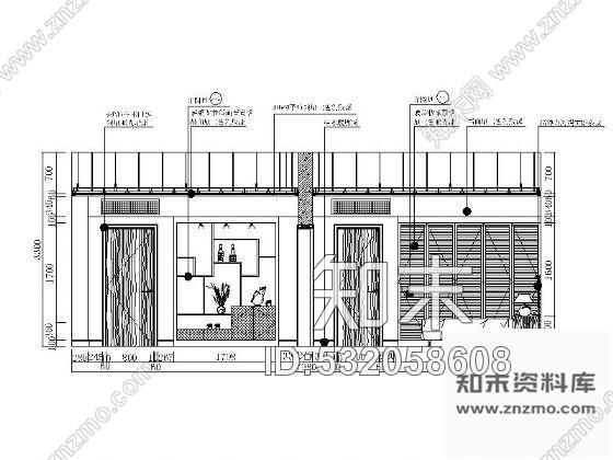 施工图某大酒店局部室内客房装修施工图cad施工图下载【ID:532058608】