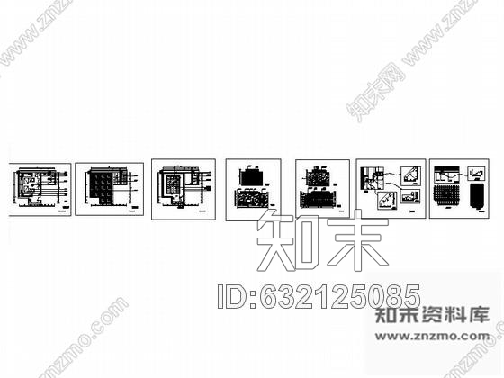 施工图北京欧式奢华KTV包厢室内设计装修图cad施工图下载【ID:632125085】