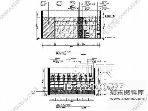 施工图原创青花瓷般明净素雅火锅店CAD施工图含实景照片施工图下载【ID:532000567】