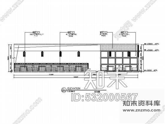 施工图原创青花瓷般明净素雅火锅店CAD施工图含实景照片施工图下载【ID:532000567】