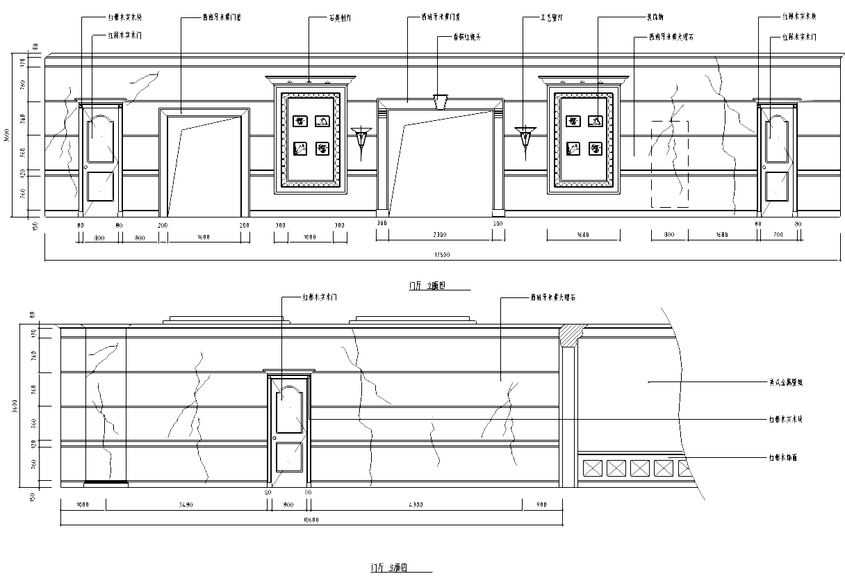 四川某酒吧室内装修设计施工图施工图下载