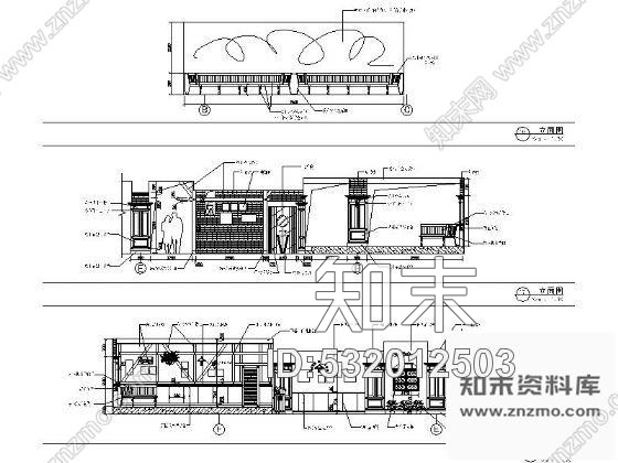 施工图沈阳某国际广场餐厅装修图cad施工图下载【ID:532012503】