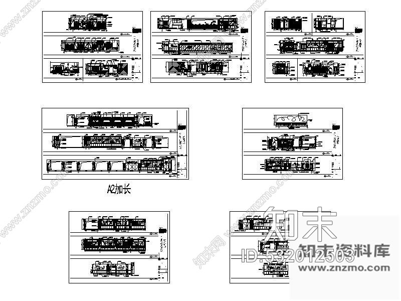 施工图沈阳某国际广场餐厅装修图cad施工图下载【ID:532012503】