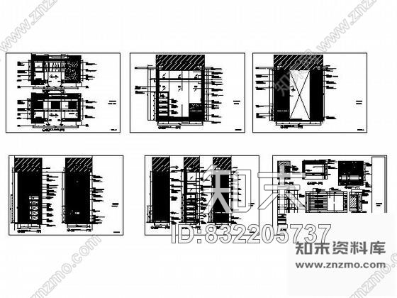 图块/节点豪华套房衣帽间节点cad施工图下载【ID:832205737】