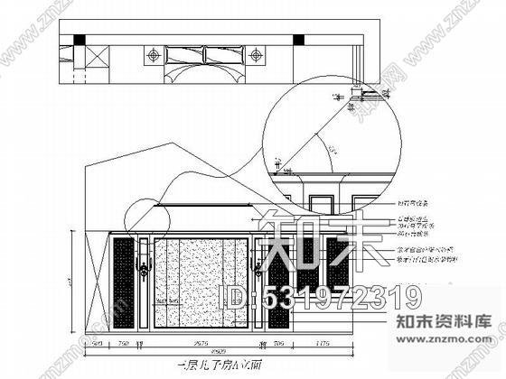 施工图江苏新中式风格三层别墅室内装修施工图含效果图施工图下载【ID:531972319】